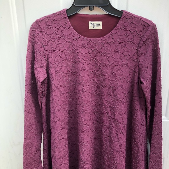 Show Me Your MuMu Tyler Tunic Dark Plum Size Small - Picture 3 of 8